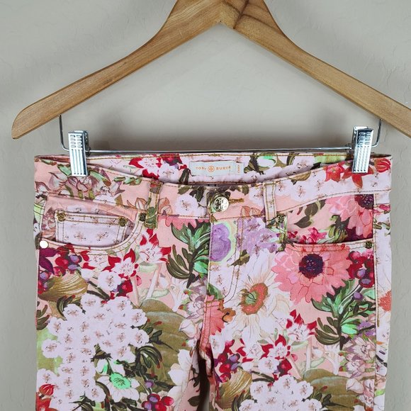 Tory Burch Izzy Floral Jeans - Picture 7 of 12